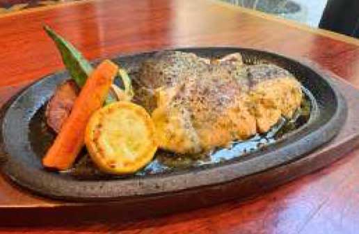 焼き鮭レモンバターソース