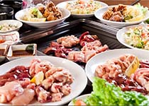 とり萬コース料理 8品