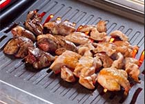 鶏鉄板焼5種盛合せ 2～3人前